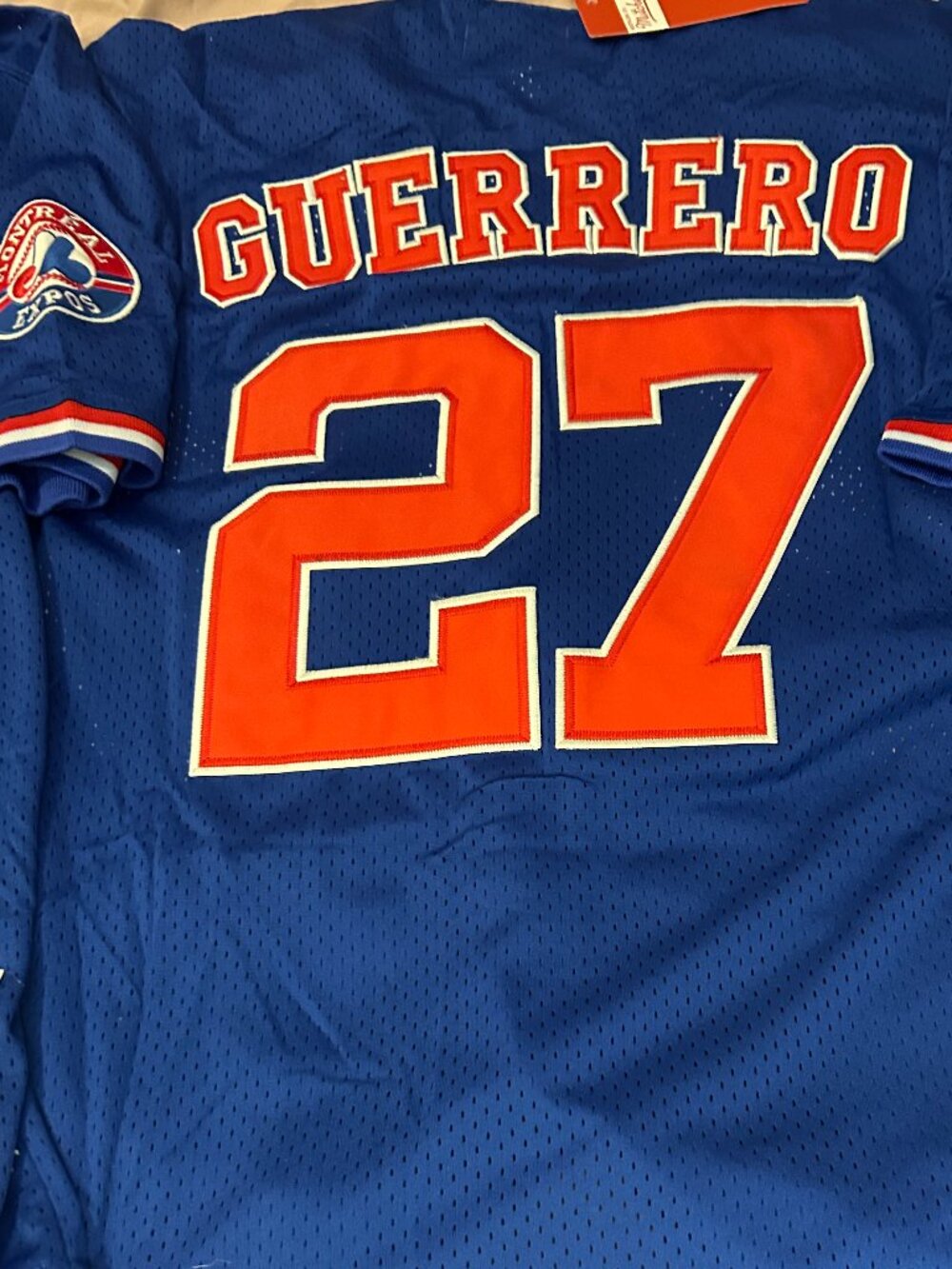 1990s MONTREAL EXPOS VLADIMIR GUERRERO Men's JERSEY M,L,XL,2X by Mitchell & Ness - Picture 6 of 6